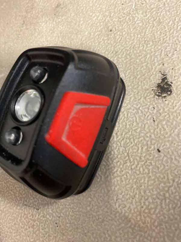 Photo 1 of Coast 330 lm Black/Red LED Head Lamp AAA Battery