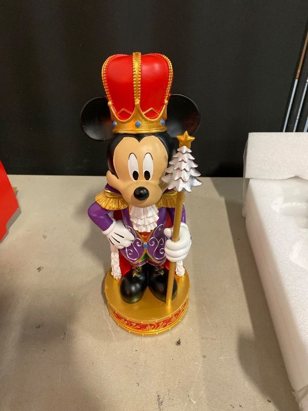 Photo 1 of Disney 14.96-in Resin Nutcracker Mickey Mouse Figurine