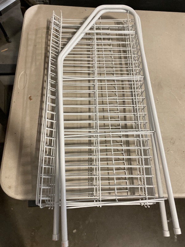 Photo 1 of ClosetMaid 4-Tier Wire Shoe Rack Organizer, White Finish, Easy to Assemble, Holds 12 Pairs, for Closet, Bedroom with Sturdy Design