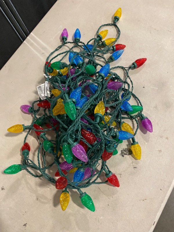 Photo 1 of GE Energy Smart 100 -Count 66-ft Multicolor LED Plug-In Christmas String Lights