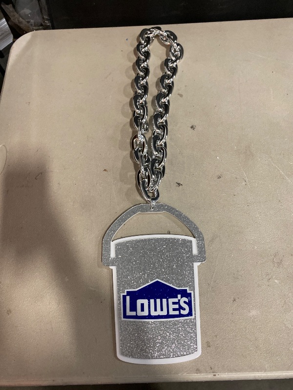 Photo 1 of Lowe's Silver Glitter Ice bucket Necklace