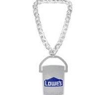 Photo 1 of Lowe's Silver Glitter Ice bucket Necklace