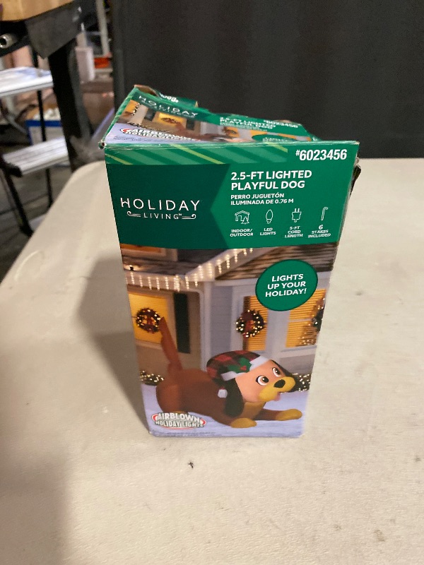 Photo 1 of Holiday Living 2.5-ft Lighted Merry Christmas Inflatable