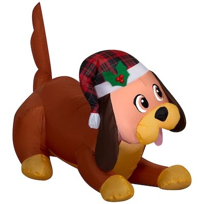 Photo 1 of Holiday Living 2.5-ft Lighted Merry Christmas Inflatable