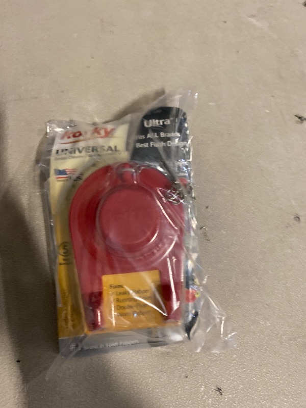 Photo 1 of Korky Ultra Standard 2-Inch Universal Toilet Flapper - Long Lasting Rubber - Easy to Install - Made in USA, 100BP