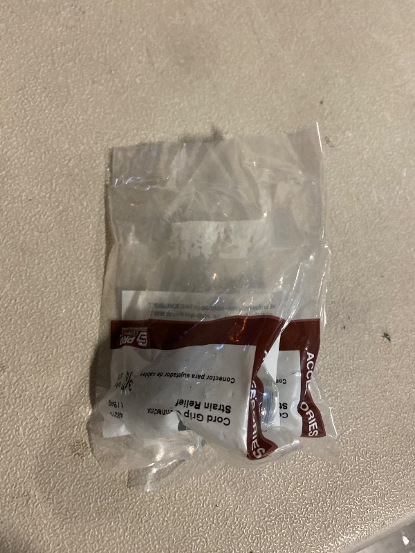 Photo 1 of 2 pack SIGMA ENGINEERED SOLUTIONS ProConnex 49215 Strain Relief Cord Connector Conduit Fitting, 3/4-in