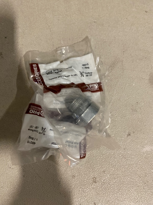 Photo 1 of 2 Pack SIGMA ENGINEERED SOLUTIONS ProConnex 49215 Strain Relief Cord Connector Conduit Fitting, 3/4-in