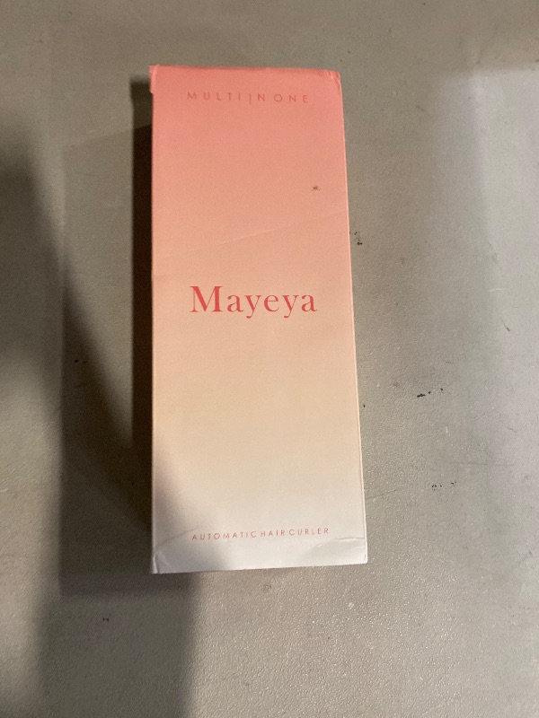 Photo 1 of Auto Hair Curler, Automatic Curling Iron with 4 Temperature & 3 Timer, Automatic Shut-Off, Anti-Scald, Anti-Tangle Rotating Curling Wand for Hair Styling, Pink