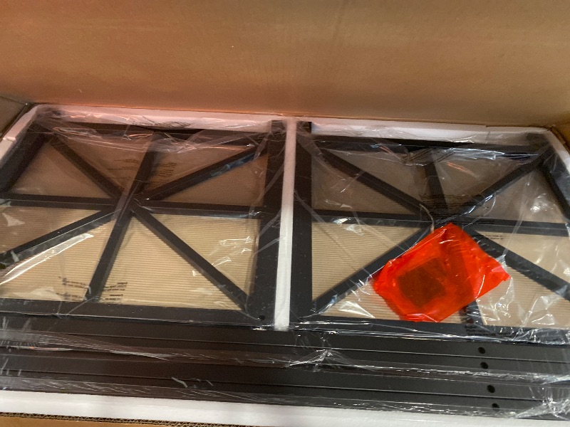 Photo 1 of AWQM Faux Marble Coffee Table for Living Room,Modern 2-Tier Coffee Table with Storage,Rectangular Center Table for Sofa,Sturdy Frame,Black