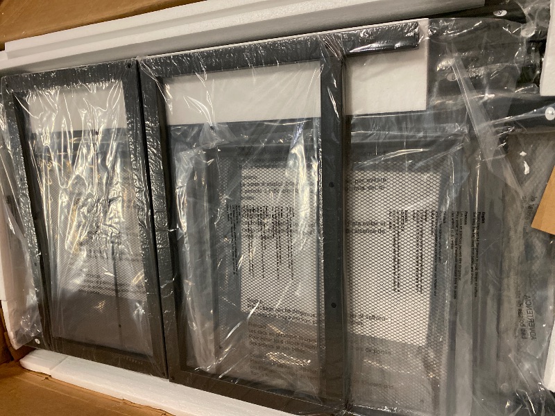 Photo 1 of Hooseng 3 Pieces Living Room Coffee Table Set, Industrial Coffee Table with 2 Square End Side