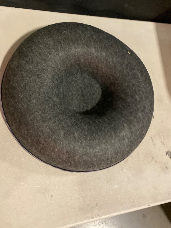 Photo 1 of Cat Caves for Indoor Cats, Large Cat Tunnel for Multiple & Large Cats, Scratch Detachable Peekaboo Cat Cave Bed, Kitten Donut Kitty Hideaway Up to 45 Lbs Dark Grey