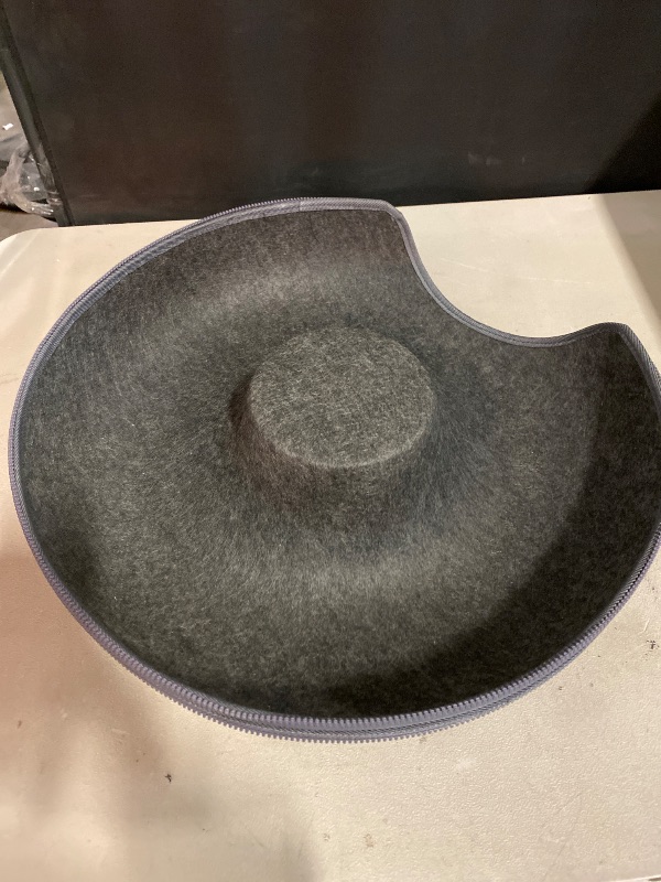 Photo 1 of Cat Caves for Indoor Cats, Large Cat Tunnel for Multiple & Large Cats, Scratch Detachable Peekaboo Cat Cave Bed, Kitten Donut Kitty Hideaway Up to 45 Lbs Dark Grey