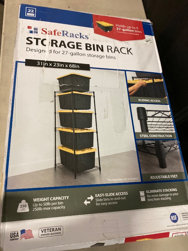 Photo 1 of **INCOMPLETE** Unknown 5 Tier Garage Storage Rack