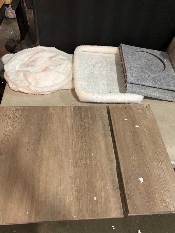 Photo 1 of HOOBRO Cat Tree with 47.2" Dual Litter Box Enclosure, 63.4" Tall Multi-Functional Tower for Cats, Hidden Litter Box Enclosure Furniture, with Feeding Bowls, Scratching Posts, Hammocks, Greige BG23MZ03