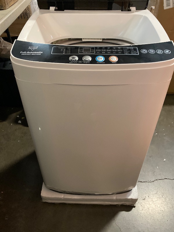 Photo 1 of DOGHLY 16 lbs Portable Washing Machine, Full-Automatic Laundry Machine with Stainless Steel Drum, 10 Wash Cycles, Compact Washer and Spin Dryer Combo for Apartment, Dorm, RV