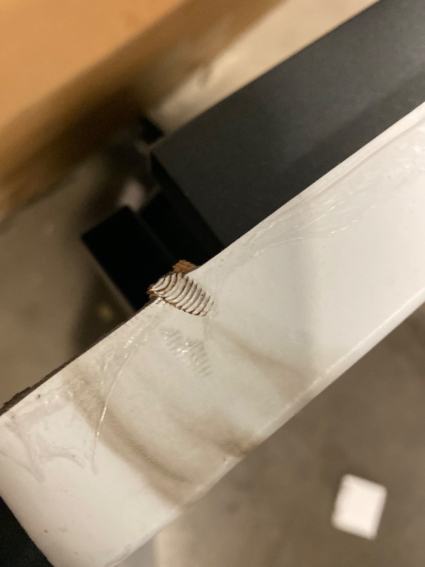 Photo 1 of AWQM 7 Piece Dining Table Set for 6, Faux Marble Kitchen Table with 6 Velvet Chairs, Modern Dining Room Table Set for Small Space, Living Room, Apartment, White+Blue