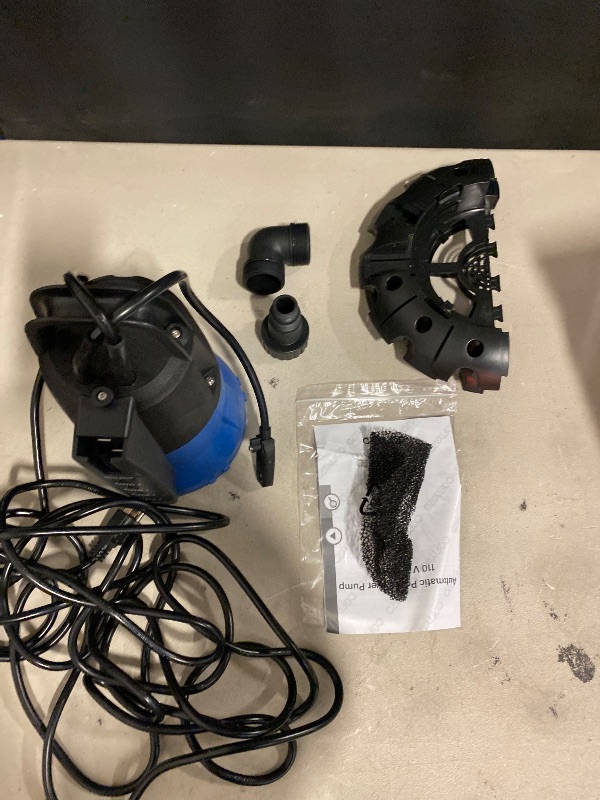 Photo 1 of Cofiyard 1/2 HP Automatic Pool Cover Pump 3148 GPH Submersible Sump Pump Inground & Above Ground, Heavy Duty Water Pump with 25 Feet Power Cord for Swimming Pool Garden Pond Basement Window Well