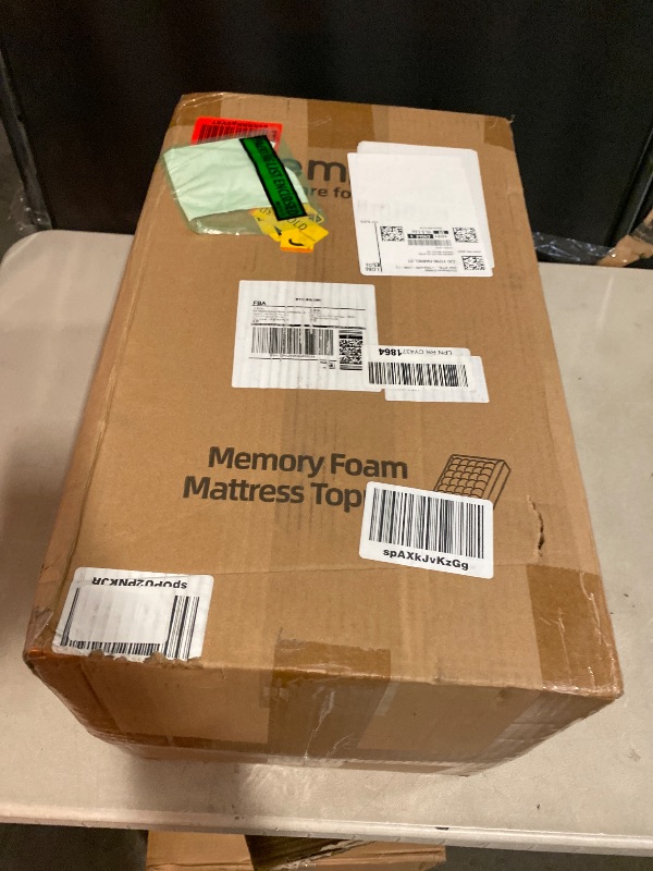 Photo 1 of ELEMUSE Full Mattress Topper for Back Pain, Extra Thick Mattress Pad Cover, Plush Soft Pillowtop with Elastic Deep Pocket, Overfilled Down Alternative Filling