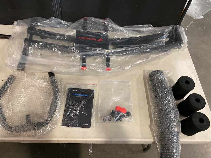 Photo 1 of MERACH Ab Machine, Adjustable Ab Trainer Machine, Ab Workout Equipment for Home Gym, Ergonomic Arc Track for Better Abs, Foldable Workout Machine for Full Body Workout Home Exercise