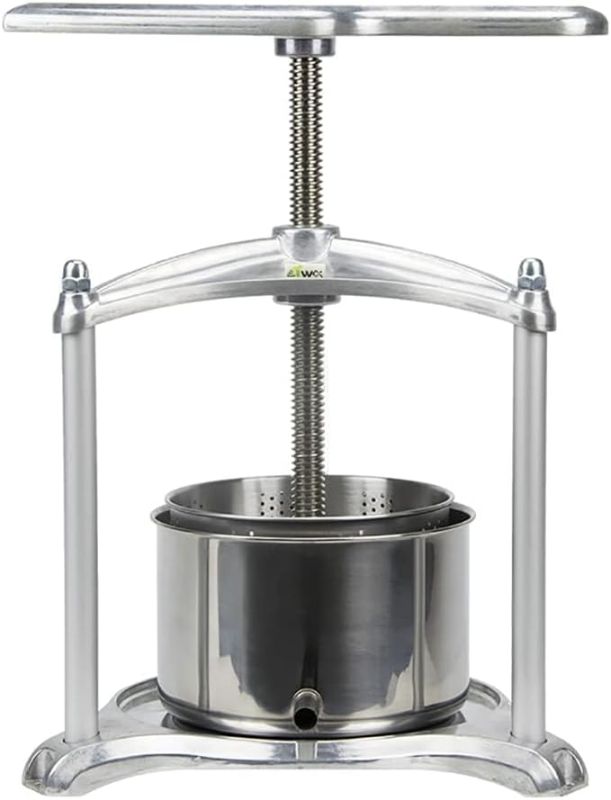 Photo 1 of Fruit Wine Press - 100% Nature Juice Making for Apple/Carrot/Orange/Berry/Vegetables, Cheese&Tincture&Herbal Press(0.8 Gallon,Sliver)