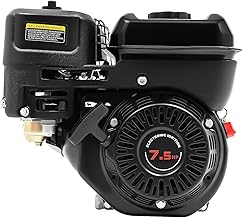 Photo 1 of 4-Stroke Gas Engine Motor, 212cc 7.5HP Electric/Pull Start Mini Engine Motor,Portable Single Cylinder Air Cooled Motor (Black)