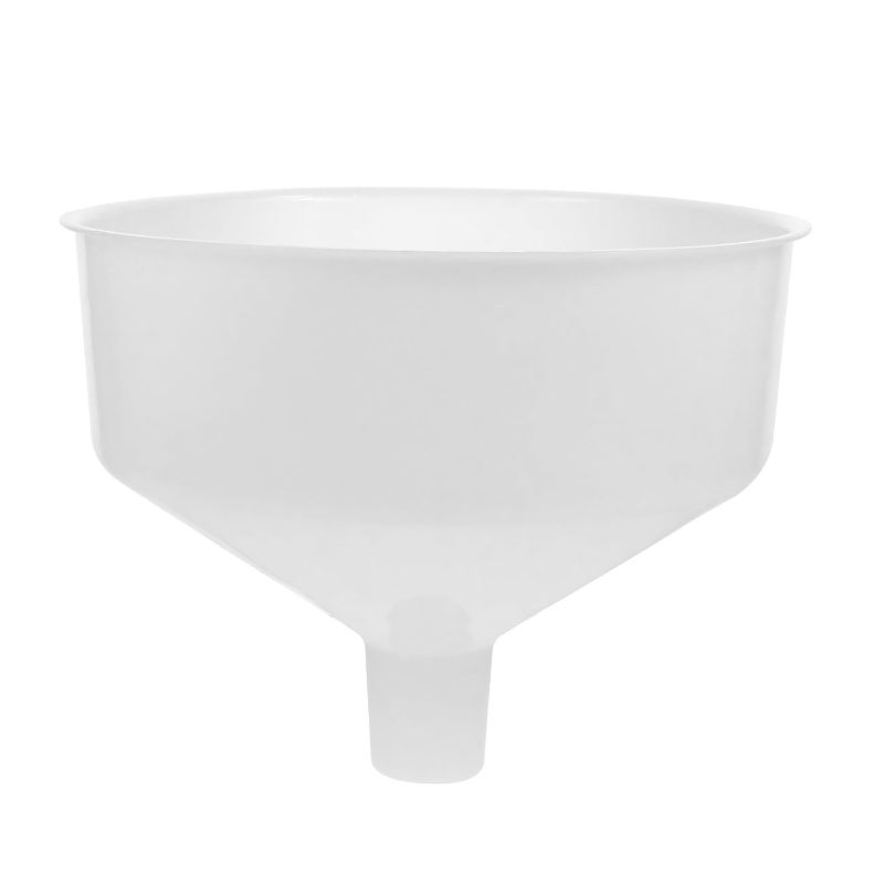 Photo 1 of DOITOOL Kitchen Funnel Large Plastic Funnels Wide Mouth for Transferring of Liquid Fluid Dry Ingredients and Powder, Wide Mouth Diameter 9.45 in