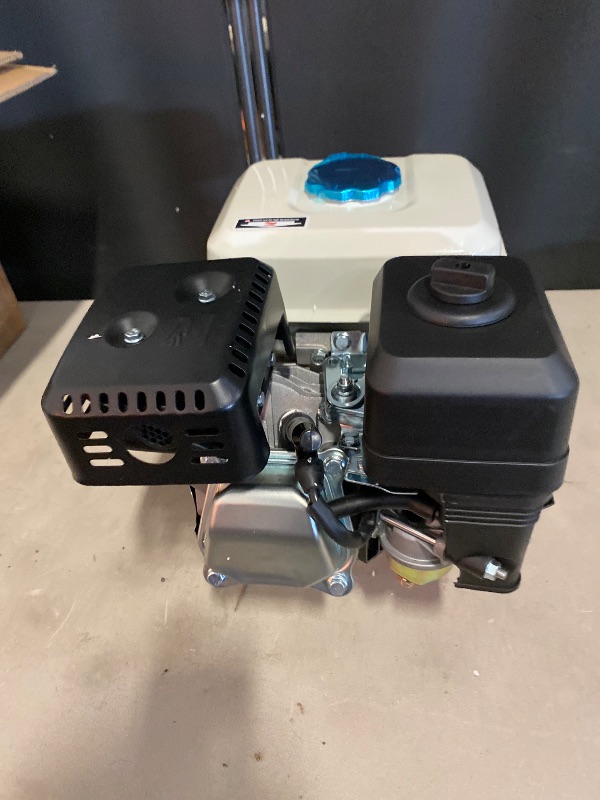 Photo 1 of LOYALHEARTDY Gas Engine GX160 6.5HP 160cc OHV 4 Stroke Single Cylinder Gasoline Motor Engine Replacement Engines Pull Start Air Cooled for Scarifier Lawnmower Pump Generator (Red)