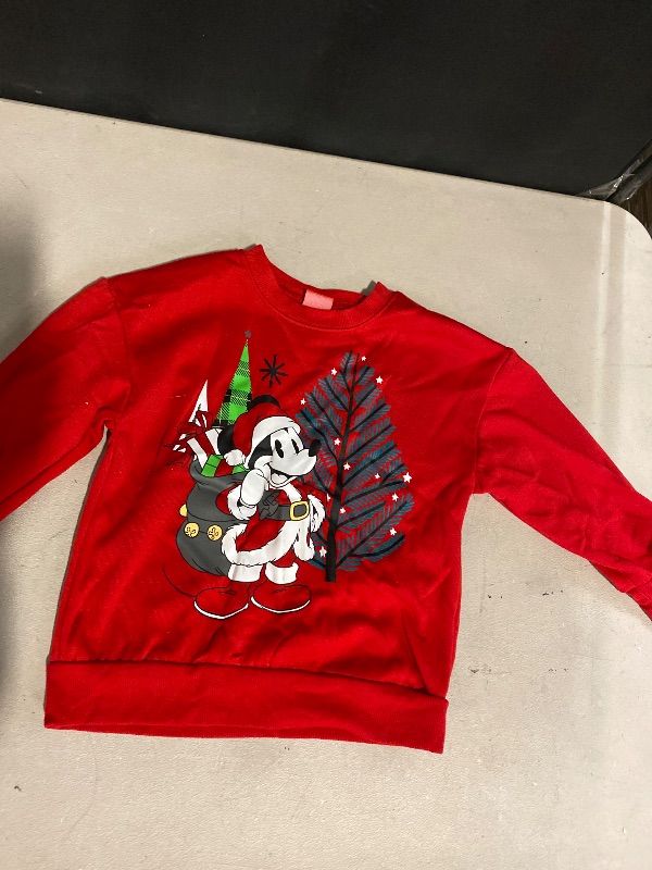 Photo 1 of  Size 5 Disney Mickey Mouse holiday sweater
