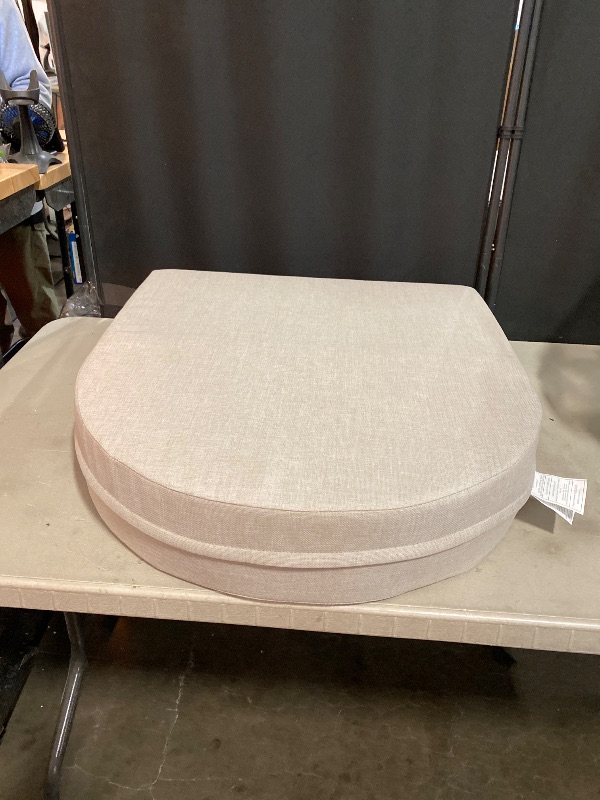 View 1 of Contour Chair Cushion - Antique Beige, 25in W, 24in deep, 5in thick