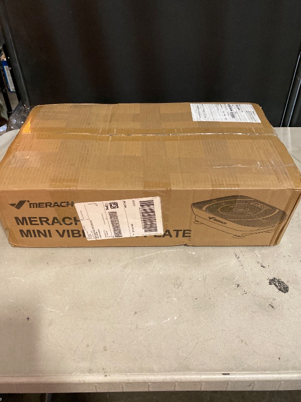 Photo 1 of MERACH Vibration Plate Exercise Machine, Whole Body Workout Equipment for Women, Bluetooth and Silicone Pedal, Vibration Plate with Auto Mode, Vibrate Fitness Platform for Home