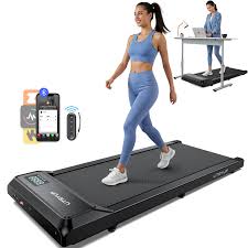 Photo 1 of 2.5 HP Walking Pad, Under Desk Exercise Treadmill with APP, Remote Control, LED Display, 1.0-4.0 MPH, Black