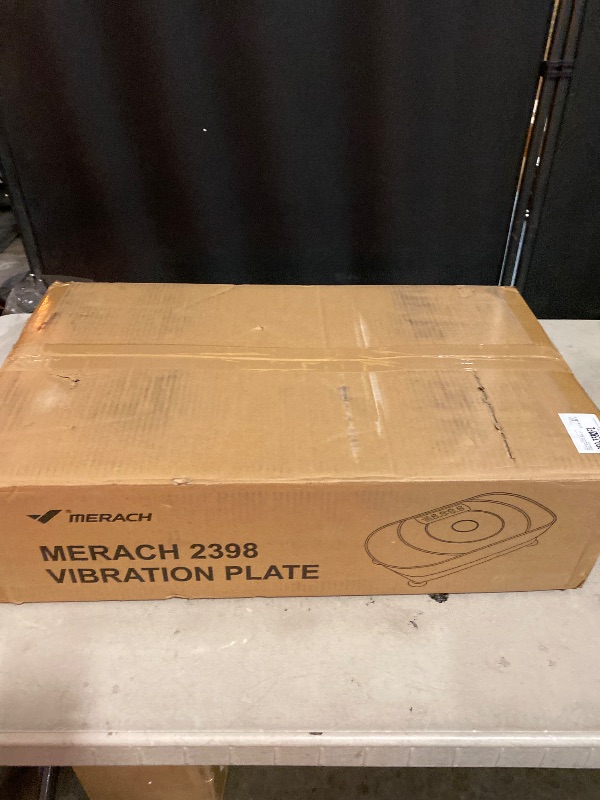 Photo 1 of MERACH Vibration Plate Exercise Machine, Whole Body Workout Equipment for Women, Bluetooth and Silicone Pedal, Vibration Plate with Auto Mode, Vibrate Fitness Platform for Home