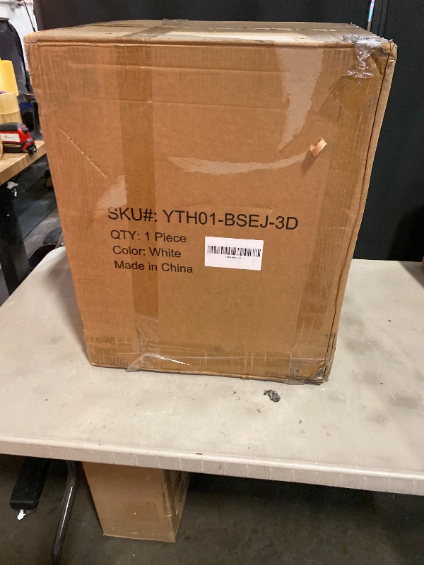 Photo 1 of Mobile File Cabinet for Home Office, Lockable 3 Drawer Filing Cabinet with Wheels for A4-Size/Letter-Size/Legal-Size, Fully Assembled Except Casters, White