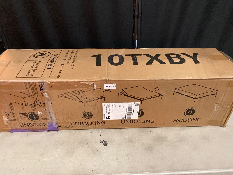 Photo 1 of KOW Twin XL Mattress 10 Inch Medium Firm, Gel Memory Foam Mattress in a Box, Mattresses for Cool Sleep and Pressure Relief, Proudly Made in USA Mattresses with Removable Washable Cover, CertiPUR-US