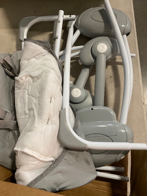 Photo 1 of Bright Starts Playful Paradise Portable Compact Automatic Baby Swing with Music, Unisex, Newborn +