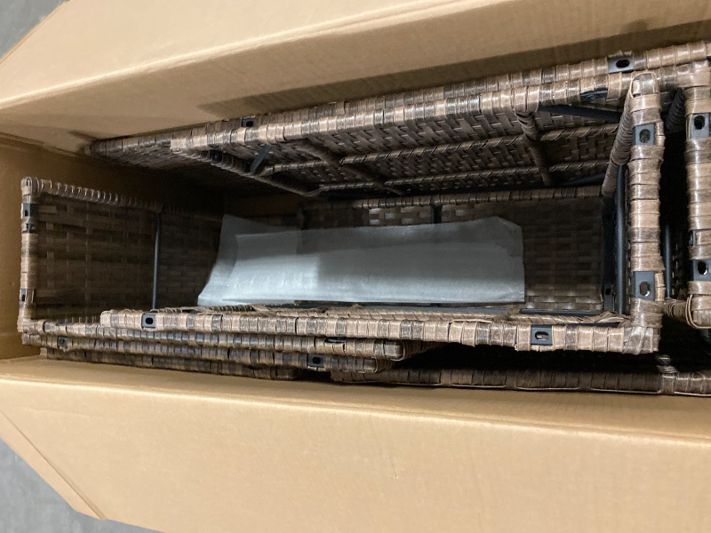 Photo 1 of Homrest Aluminum Patio Replacement parts & cushions (Beige) This box includes Parts :  J,K,T,S,Z,I,C