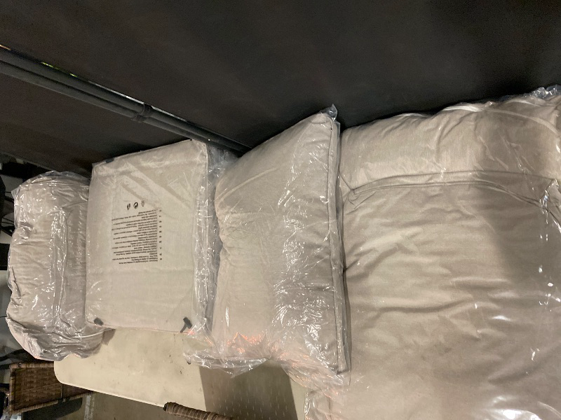 Photo 1 of Homrest Aluminum Patio Replacement parts & cushions (Beige) This box includes Parts :  J,K,T,S,Z,I,C