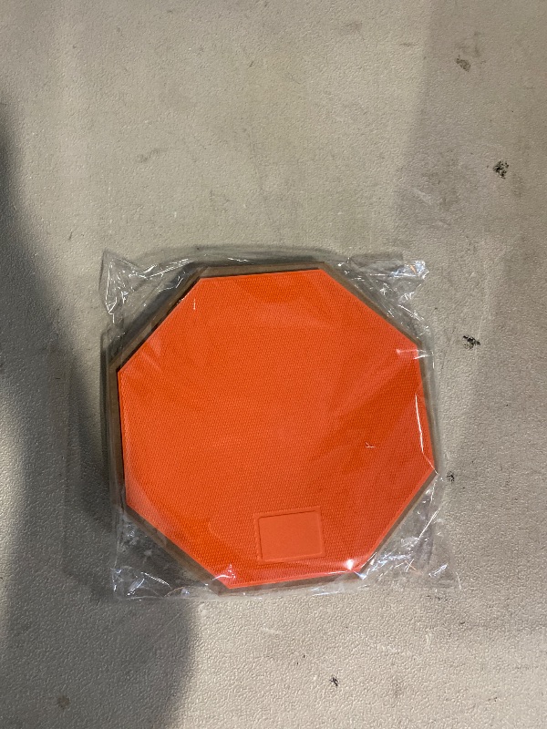 Photo 1 of Drum Practice Pad, Portable 8 Inch Silent Rubber Practice Pad  For Drum (Orange)