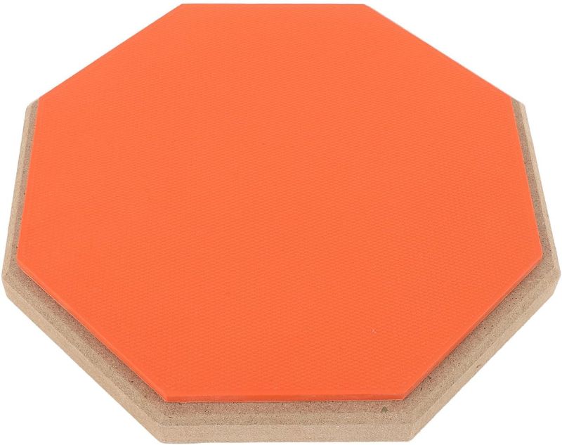Photo 1 of Drum Practice Pad, Portable 8 Inch Silent Rubber Practice Pad  For Drum (Orange)