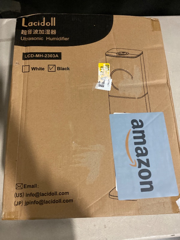 Photo 1 of Humidifier Large Room Bedroom with Night Light, 2.1Gal(8L) Humidifiers for Home with Essential Oil Diffuser, Top Fill Whole House Cool Mist Humidifiers for Plants Baby Kids Adults(Black)