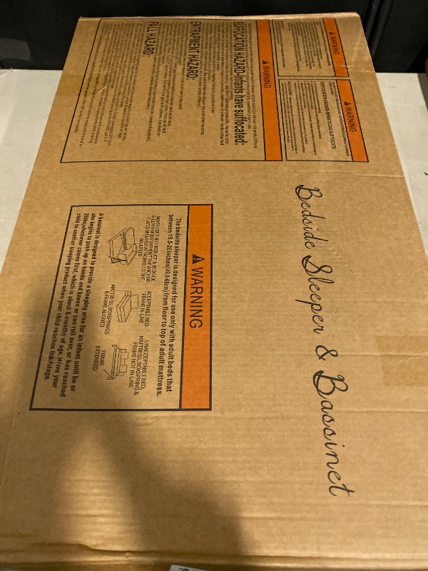 Photo 1 of Bedside Bassinet for Baby, 3 in 1 Breathable Mesh Baby Bassinet, 6 Height Adjustable, Easy to Assemble, Bassinet Bedside Sleeper with Wheels, Mosquito Net, Storage Basket, Bassinets for Newborn Baby