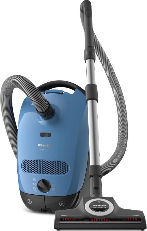 Photo 1 of Miele Classic C1 Turbo Team Bagged Canister Vacuum, Tech Blue - Portable, Household