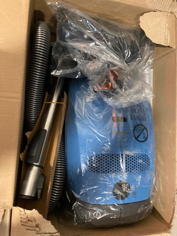 Photo 1 of Miele Classic C1 Turbo Team Bagged Canister Vacuum, Tech Blue - Portable, Household