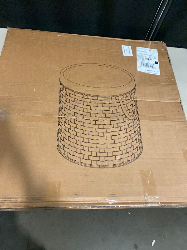 Photo 1 of 34.3 Gal (130 L) Large Laundry Hamper Laundry Basket Round Handwoven Wicker Laundry Baskets Rattan Laundry Basket with Removable Bag Handles 2 Mesh Bags for Living Room Bedroom Natural(No Lid)