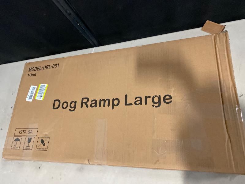 Photo 1 of Extra Large Dog Ramp 63‘’L for High Bed, Couch & SUV – 200 Lb Heavy Duty Solid Wood Pet Ramp, 4 Adjustable Height – Portable Stable Non-Slip Steps for Medium to XL Dogs