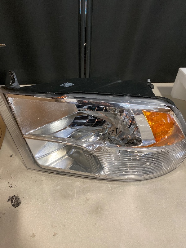 Photo 1 of AXLAHA 2009-2018 Dodge Ram Headlights Assembly for 2009-2018 Dodge Ram 1500, 2010-2018 Dodge Ram 2500/3500 Chrome Housing Amber Reflector Driver and Passenger Side