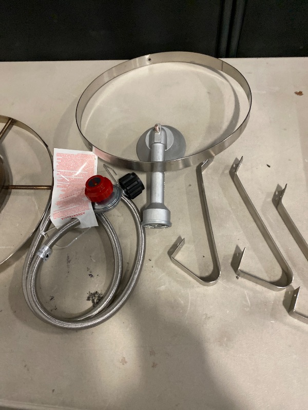 Photo 1 of ARC Burner, 16” Stainless Steel Single Burner Propane Stove with Rust-proof Hose & Adjustable Regulator, Camping Stove Great for Outdoor Cooking Turkey Fryer, Crawfish Cooking