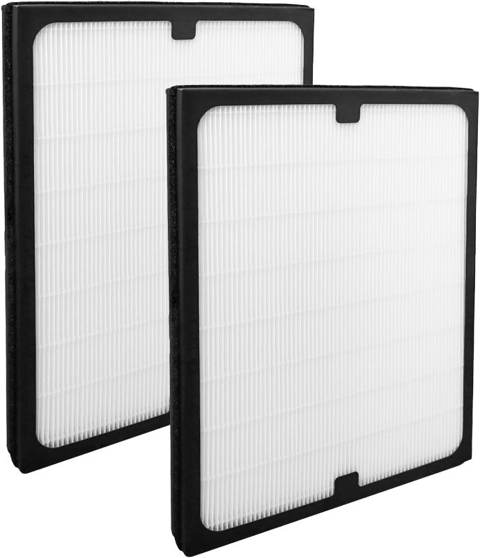 Photo 1 of 2 Pack Classic 200 Series Particle Filter Compatible with Blueair Classic 280i, 203, 203 Slim, 205, 270E, 270E Slim Air Puri-Fier, Filter and Combination Particle Carbon Replacement Filter