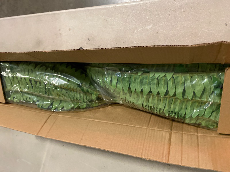 Photo 1 of 45" Fake Ferns, Realistic Large Artificial Bush Plants, 2 Artificial Boston Ferns with 59 Fronds for Outdoors Planter Indoor Home Garden Porch Decor