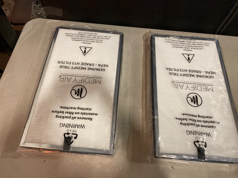 Photo 1 of Medify MA-112 Genuine Replacement Filter Set for Allergens, Smoke, Wildfires, Dust, Odors, Pollen, Pet Dander | 3 in 1 with Pre-filter, HEPA H13 and Activated Carbon | Removal to 0.1 Microns | 1-Pack